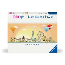 Ravensburger RVB12000448 Puzzle da 1000 Pezzi Panorama - Un Giorno a Parigi