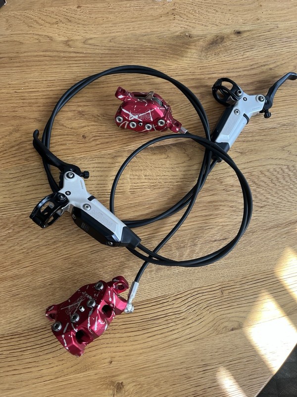 SRAM Maven Ultimate Expert Limited Edition 4 Pot Brakes Hydraulic Brake Set