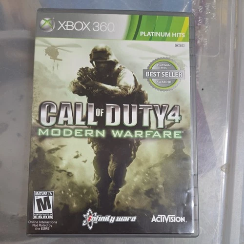Call of Duty 4: Modern Warfare -- Platinum Hits (Microsoft Xbox 360, 2010)