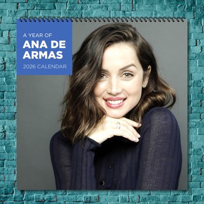 Ana De Armas 2026 Hollywood Stars Calendar 12 Month Wall Wall Calendar S L400