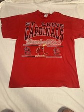vintage single stitch St. Louis cardinals baseball shirt 1990 logo 7 tag men L
