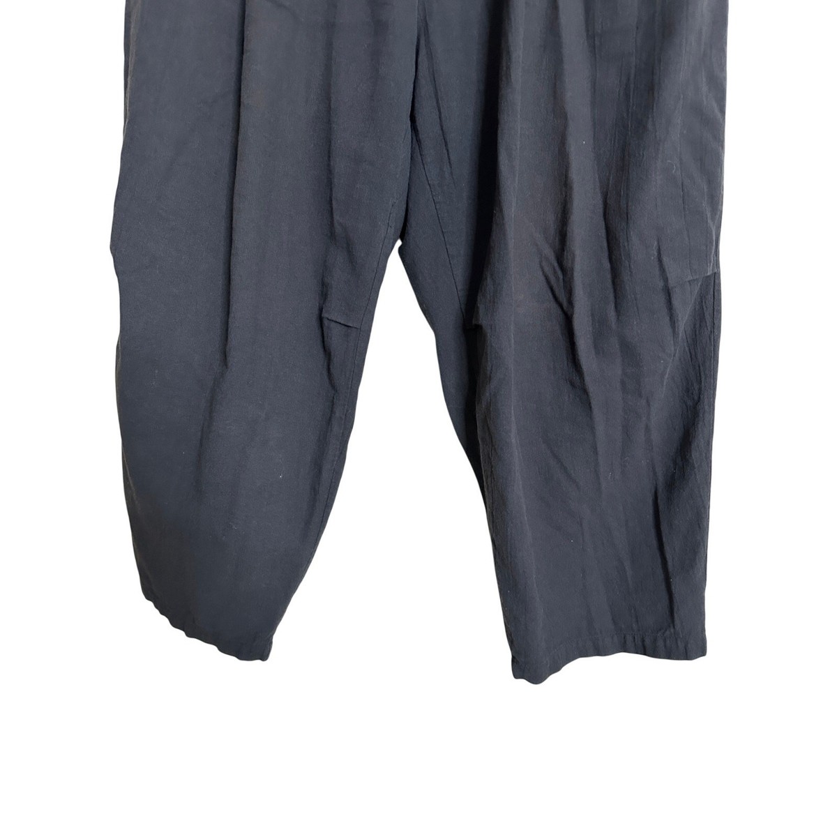 Thing Fabrics Made in Japan Cotton Balloon Pants Black Mens Small View 6