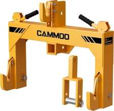 3-Point Quick Hitch with 2" Receiver＆Extra Versatile Adapter, Adaptation to Cate