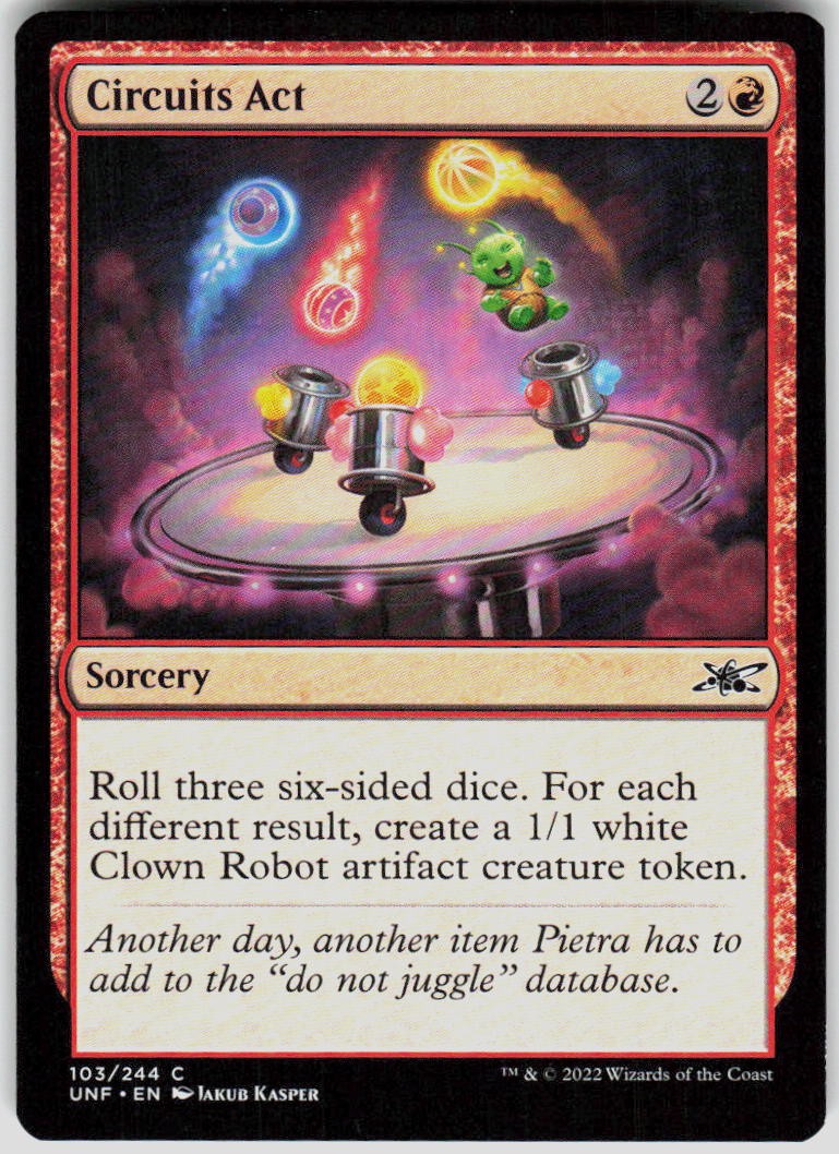 Circuits Act 103 Unfinity Magic the Gathering MTG