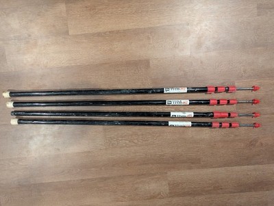 ZipWall 10 Spring Loaded Dust Barrier Lot Of 4 Poles Only