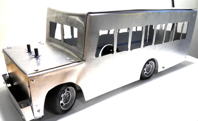 Mardave V12 langer Radstand 1/12 RC Banger Ali Alu Metall Schulbus Kamtec