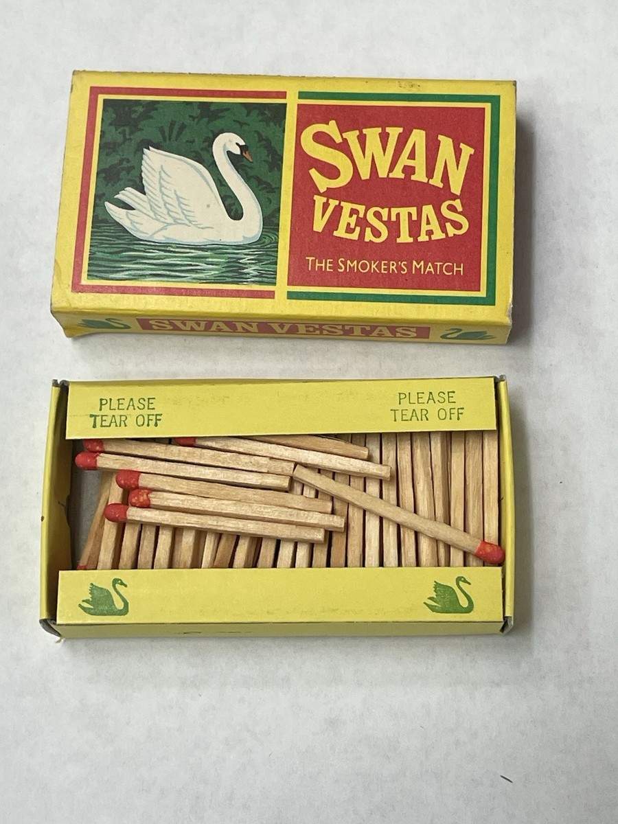 Vintage Swan Vestas Matchbook Bryant & May Ltd The Smokers Match