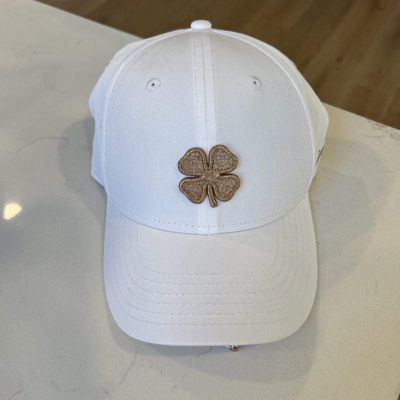 Ladies Live Lucky Golf Hat Brand New With Tags!! Gold And White