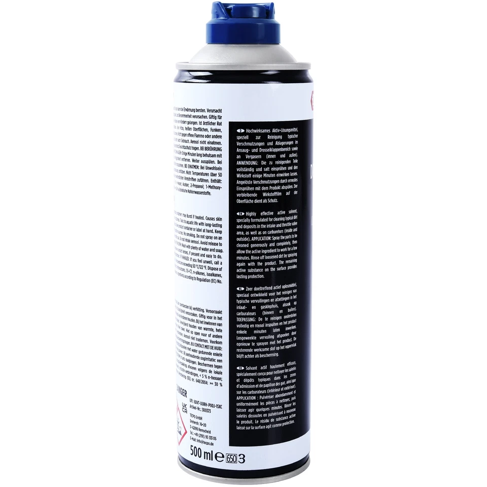 2x 500ml VERGASER DROSSELKLAPPEN REINIGER AGR VENTIL ANSAUG-SYSTEM SPRAY CLEANER - Bild 4 von 4
