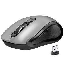 Wireless Mouse Ergonomic, Side Buttons Mouse, 2400 DPI, Silent and Anti Slip ...