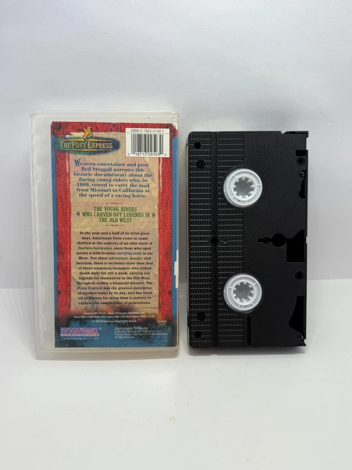 The Pony Express (VHS Tape 1994) American Traditions- Narrated by Red Steagall - Image 3 of 4