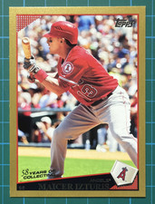 2009 Topps Updates &amp; Highlights Gold #UH165 Maicer Izturis #'d / 2009 - Angels