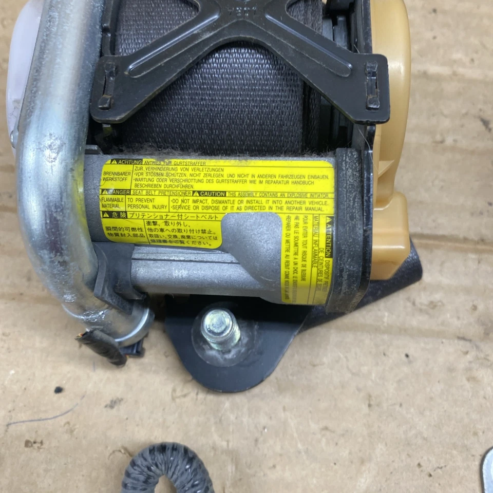 2008 2009 Subaru Impreza Front Left & Right Seat Sensor Belt Retractor - Image 3 of 4