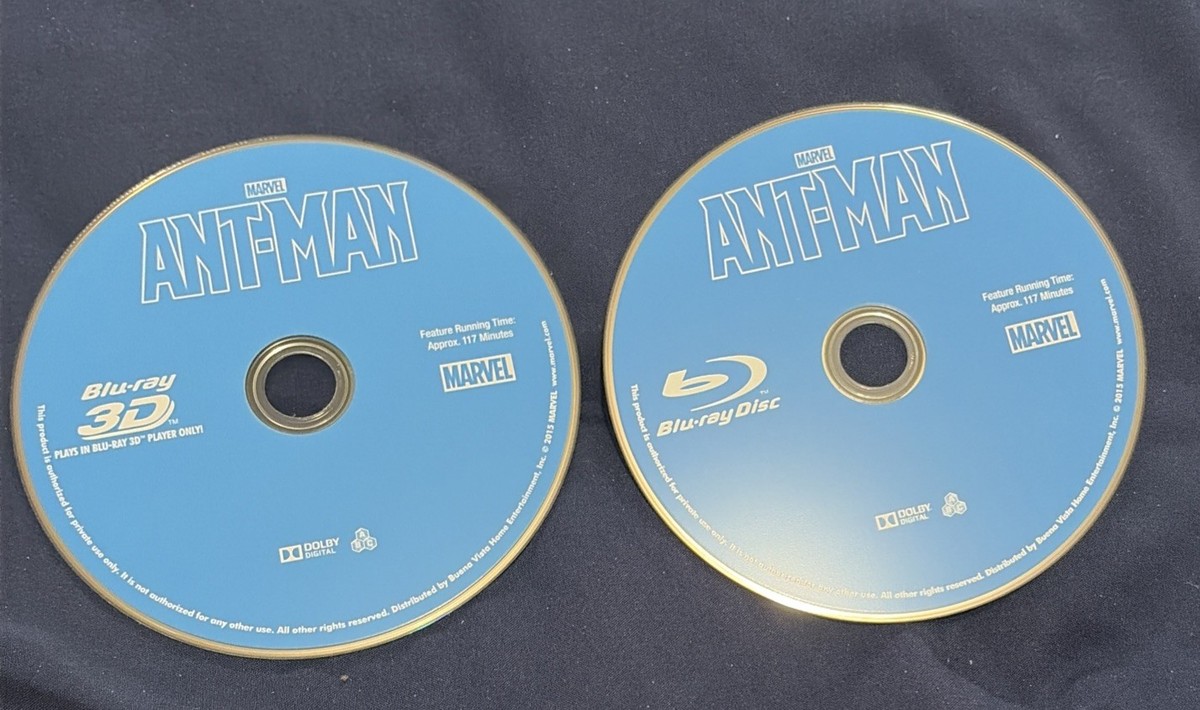 ANT-MAN STEELBOOK NOVAMEDIA NC 008 LENTICULAR 3D 2D BLU-RAY # 380