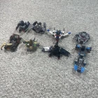 LEGO Star Wars Microfighters & Minifigs Lot of 8 -Millennium Falcon, TIE, X-Wing