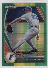 2021 Panini Prizm Draft Picks Green & Yellow Hyper Jack Leftwich #PDP197 03j5