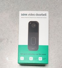 Blink Wireless Video Doorbell 2nd Gen Newest Model Black HD, NEW