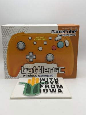 Retro Fighters BattlerGC Gamecube 2.4GHz Wireless Controller Orange New