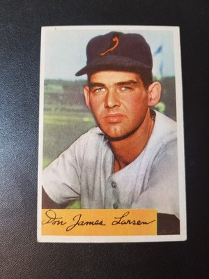 1954 Bowman Don Larsen Rc #101
