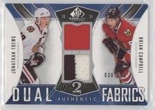 2009-10 SP Game Used Edition 39/100 Jonathan Toews Brian Campbell #AF2-CT 1r5