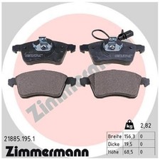 Satz Bremsbeläge Bremsklötze vorne für VW T4 70B Transporter 70A 70E | 517549