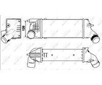 LadeluftküHler Nrf 30277 FüR Peugeot 407 407 Sw 407 Coupe