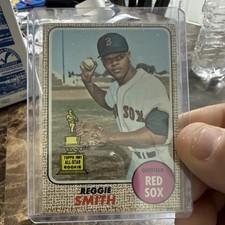 Topps 1968 Reggie Smith #61 Boston Red Sox All-Star Rookie MLB Baseball Card