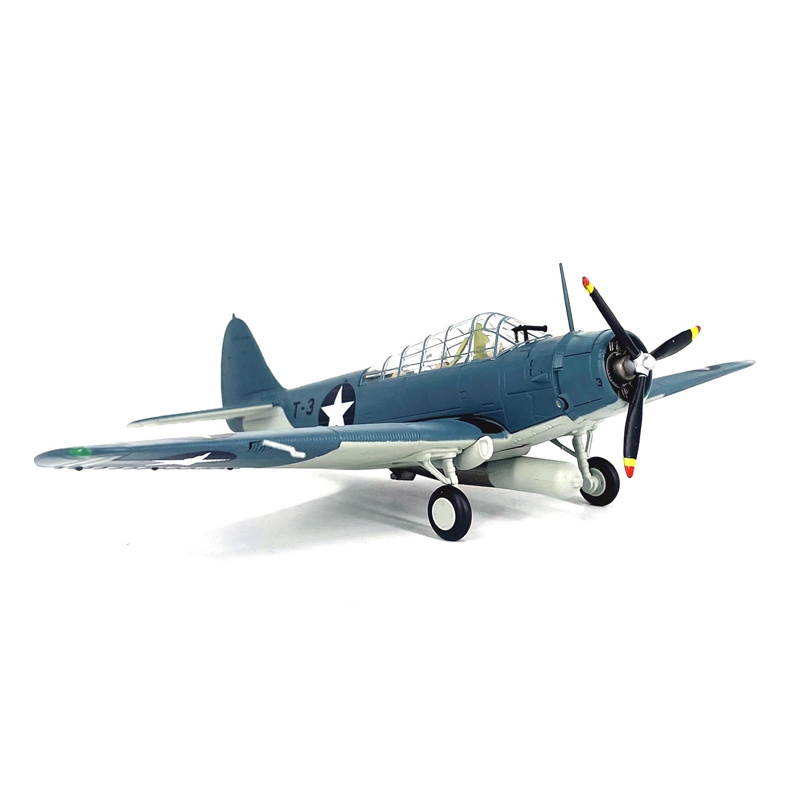 1/72 Scale Diecast Alloy WWII US Navy TBD Devastator Bomber Aircraft Model