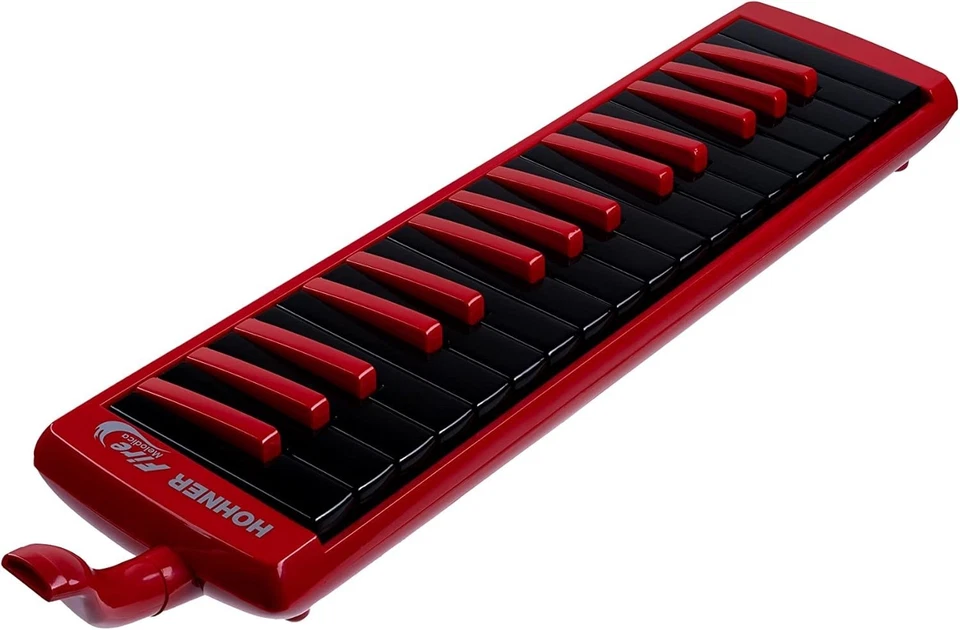 Hohner FIRE Melodica 32 teclas teclado negro y rojo instrumento armónico Japón Foto 3 de 4