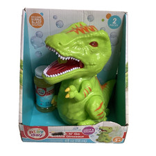 Play Day Bump N Go Bubble Blowing Dino-Lights, Sounds Movement New