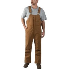 Walls Work Wear Overalls Men's Size 2XL, XXL Brown Insulated NWOT