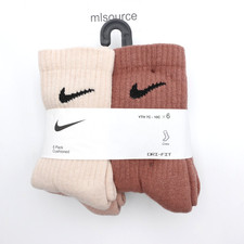 Nike Dri-FIT Performance 6-Pack Crew Socks RN0019-W0J Toddler Kid's Size 7C-10C