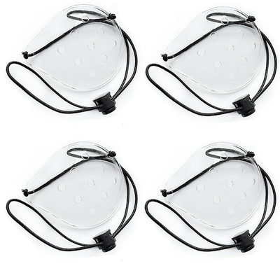 Vandorla Eye Shield, 4 Pcs Plastic Eye Shield Eye Patch for Eye Protection Eye S