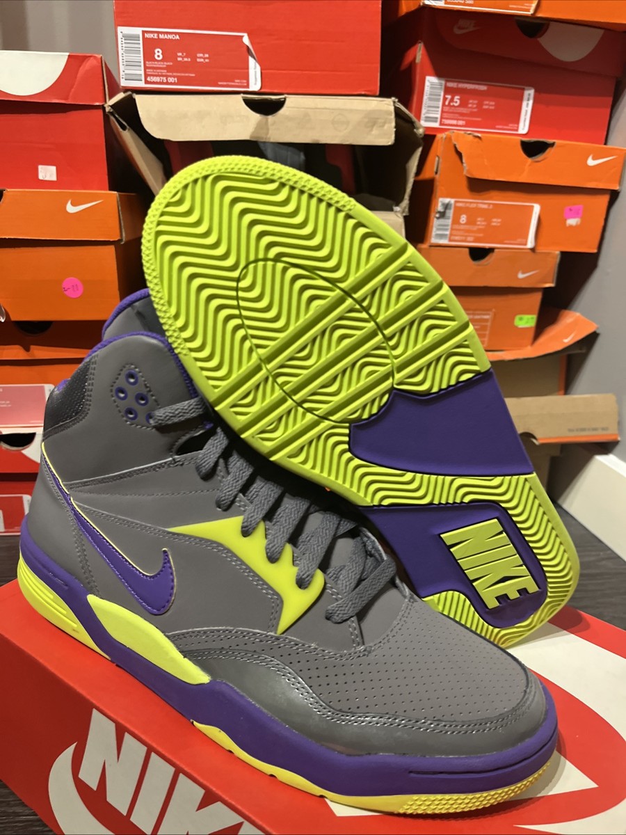 WMNS Nike Base Flight High 14 COOL GREY/HYPER GRAPE 644401 006