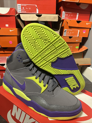 WMNS Nike Base Flight High 14 COOL GREY/HYPER GRAPE 644401 006 SIZE 12  (MENS-10)