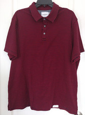 Men's Goodfellow  Co. Striped Polo Shirt Size XXL Standard Fit short Sleeve
