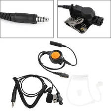 7.1-A3 Transparent Air Tube Headset w Mic For Hytera PD780/700/788/782 PT580H B9