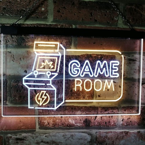 ADVPRO Game Room Arcade TV Man Cave Bar Club Dual Color LED Neon Sign st6-j2850 - Picture 108 of 115