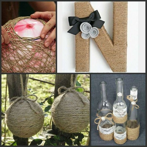 100m Natural Jute Hessian Rope Burlap Rustic Cord String Craft Wedding Decor - Picture 3 of 11