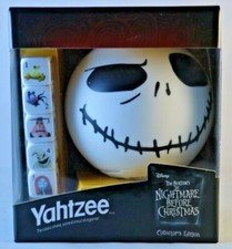 NIB 2016 HASBRO DISNEY JACK NIGHTMARE BEFORE CHRISTMAS YAHTZEE COLLECTOR EDITION