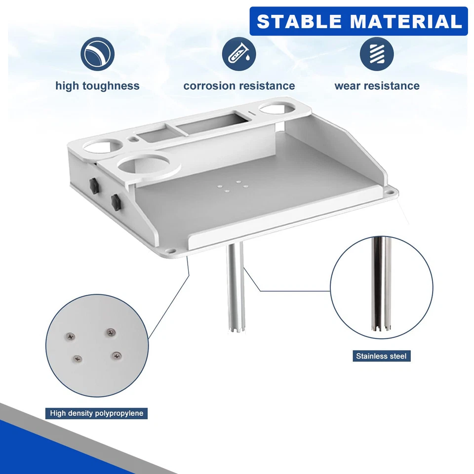 SUVWINNER Mesa de Cebo para Barco/Mesa de Filete para Barco/Tabla de Cortar para Barco con Soporte para Varilla Foto 2 de 4