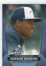 2016 West Michigan Whitecaps (Class A-Detroit Tigers) Gerson Moreno