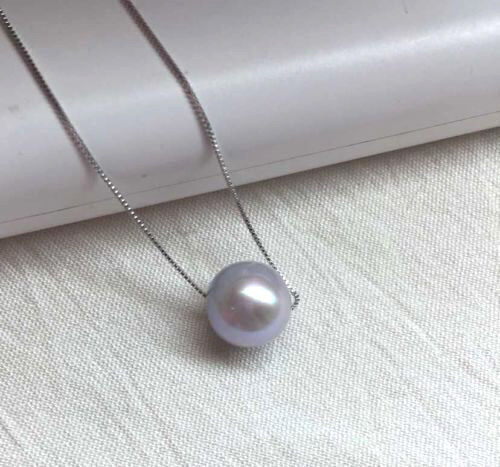 Statement 16mm White Shell Pearl Beaded Necklace – 18" Handmade Gold Plated