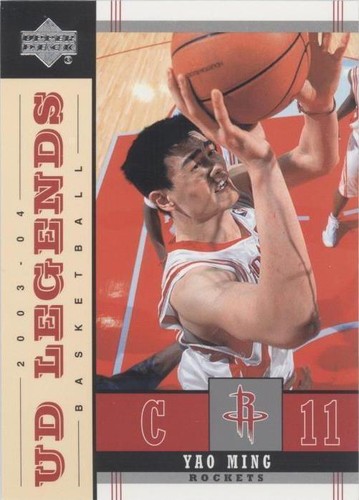 その他 UD GLASS Yao Ming auto 2003-04 UPPER DECK UD GLASS #19 YAO MING NM-MT+ | eBay