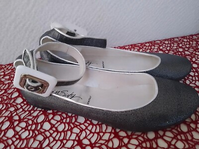 Neu tolle Miss Sixty Ballerina LEDER  Gr 39 / 6 Schuhe Sommer Halbschuhe