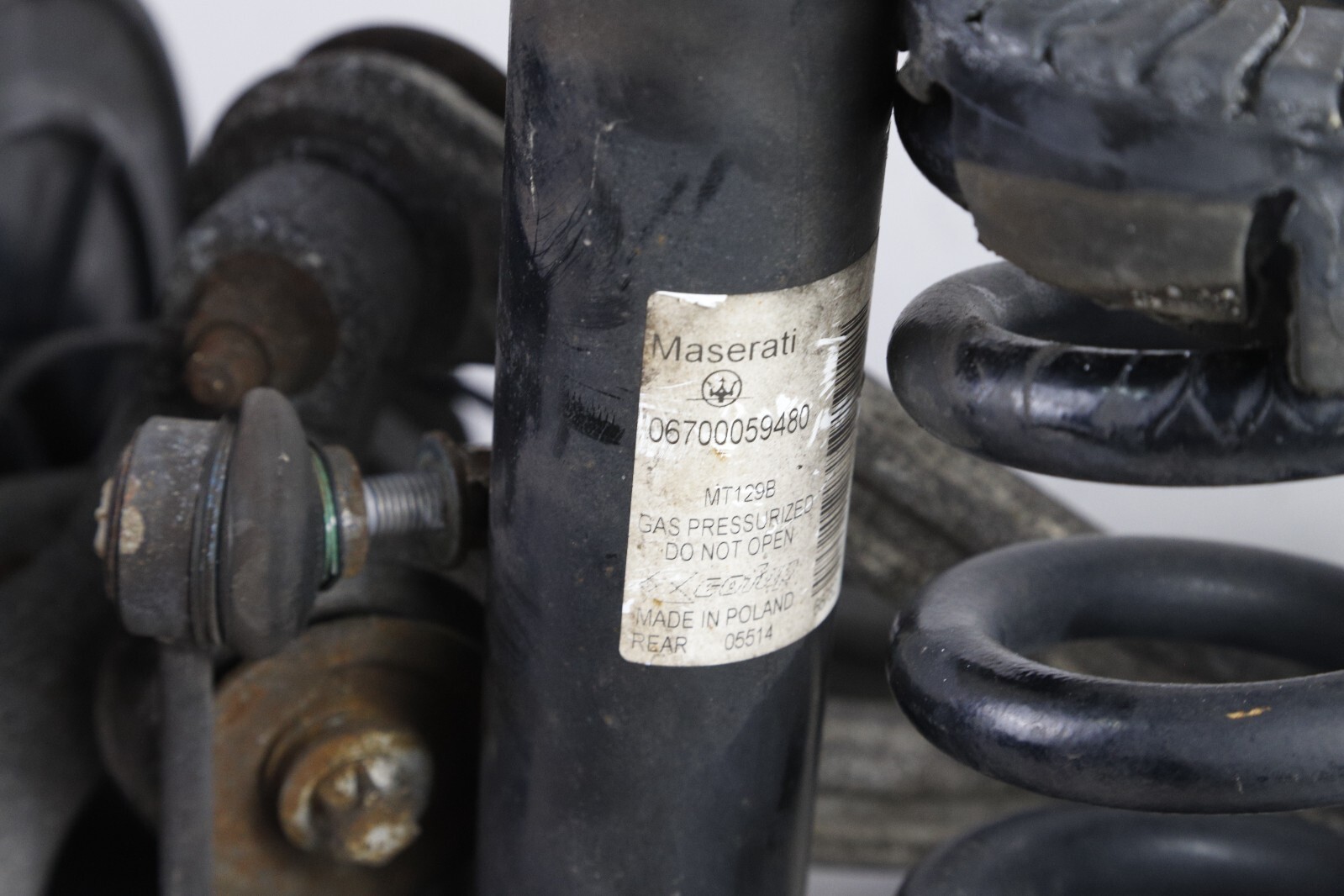 14-17 Maserati Ghibli Rear Left Spindle Knuckle Hub Drive Shaft Assembly OEM 60K