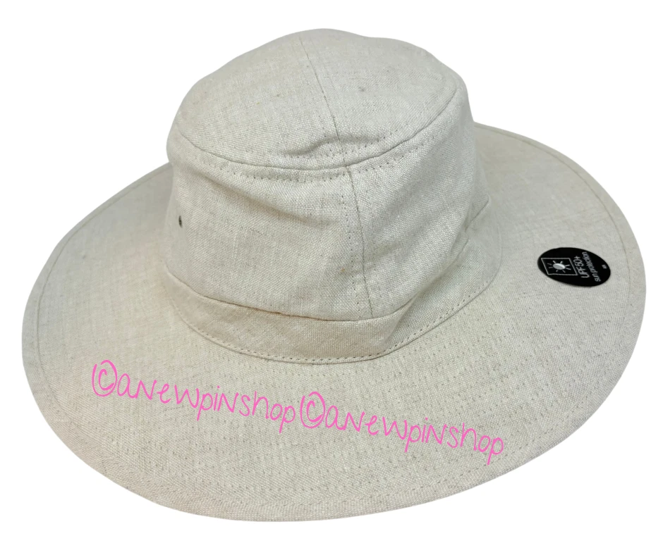 M&S Men Sun Hat Beige Linen UPF 50+ Sun Protection Broad Wide Brim Boonie Marks
Opens in a new windo
