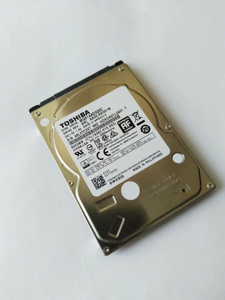 Toshiba 200GB 4200RPM 2.5" MQ01AAD020C Autonavigation / Industriecomputer HDD - Image 3 of 3