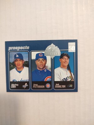 2001 Topps Opening Day - #154 Chin-Feng Chen, Josh Hamilton, Corey Patterson PWE