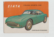 1954 Topps World On Wheels 138 Siata Ex 1954 Topps World On Wheels 138 Siata Ex